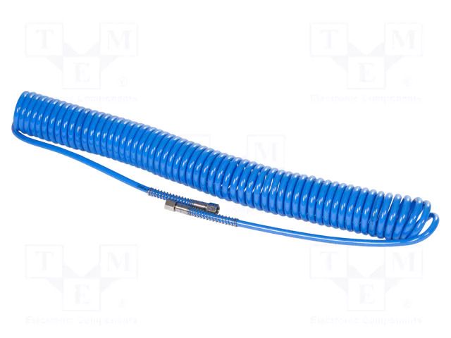 Compressed air hose; coiled; L: 12m; Øint: 6.5mm; Øout: 10mm BETA BE1915C/6.5X10