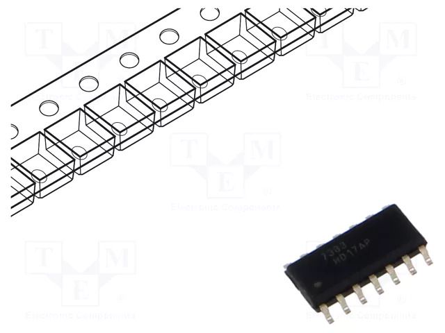 IC: driver; IGBT half-bridge,MOSFET half-bridge; MillerDrive™ ONSEMI FAN7383MX
