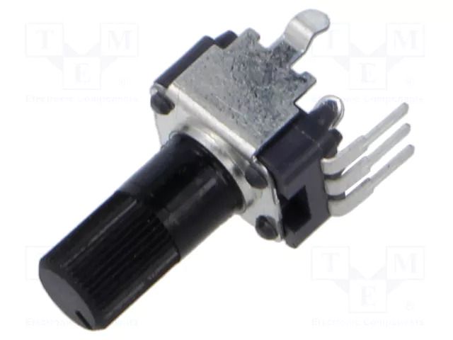 Potentiometer: shaft; single turn,vertical; 10kΩ; ±20%; 6mm ALPS RK09K1130A5R