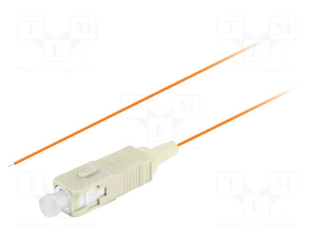 Optic fiber pigtail; OM2; SC/UPC; 2m; Optical fiber: 50/125um LANBERG FP-SCUPMS21-0020OG