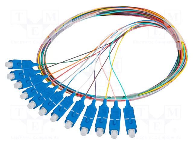 Optic fiber pigtail; SC/UPC; 2m; Optical fiber: 9/125um; LSZH LANBERG FP-SCUPSE21-1202MC