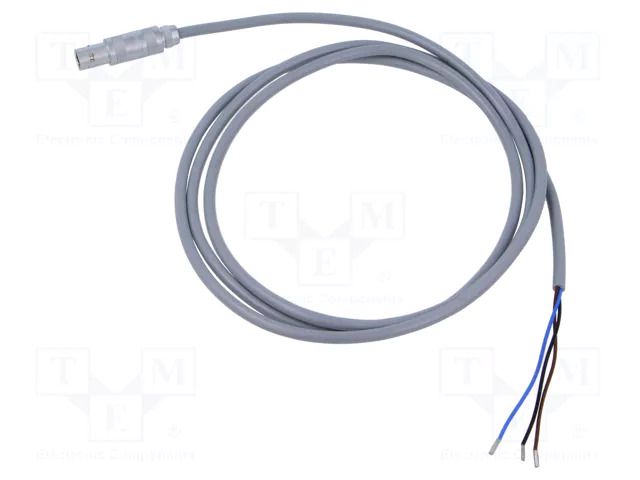 Cable: for sensors/automation; PIN: 3; straight; 1.2m; plug; VK IPF ELECTRONIC VK12A422