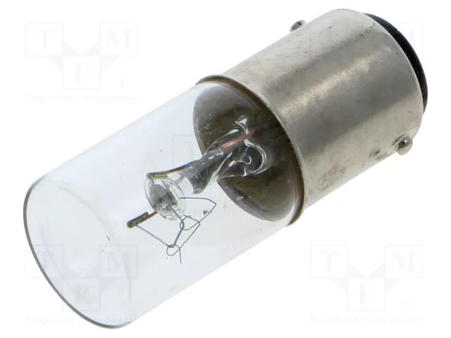 Filament lamp: bayonet; BA15D; warm white; 12VDC; 12VAC; 5W WERMA WER-95584034