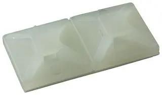 CABLE TIE MOUNT, WHITE, ADHESIVE, PK50 151-01801