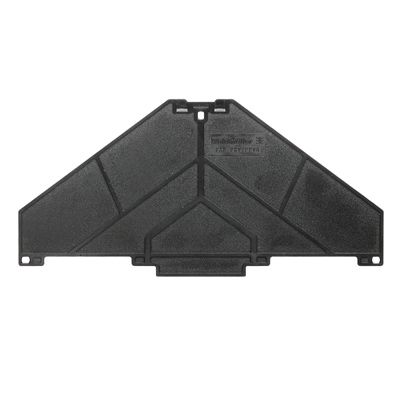 End plate (terminals), 120 mm x 3 mm, black Weidmuller 1173720000 04032248966158