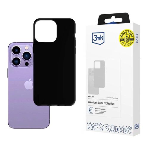 Apple iPhone 14 Pro - 3mk Matt Case black, 3mk Protection 5903108476737 5903108476737