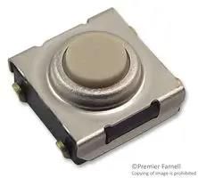 SWITCH, SPST-NO, 0.05A, 24VDC, SMD B3SN-3012