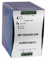 PSU, DIN RAIL, 24V, 240W MP-DRA240-24A