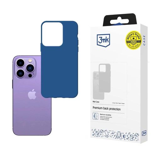Case for iPhone 14 Pro Max from the 3mk Matt Case series - blue, 3mk Protection 5903108476898