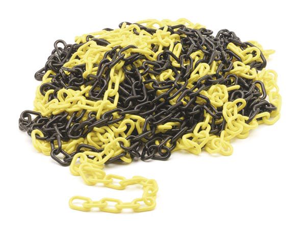 YELLOW/BLACK CHAIN - 25 m 1185-25 5411257005598; 5410329605032