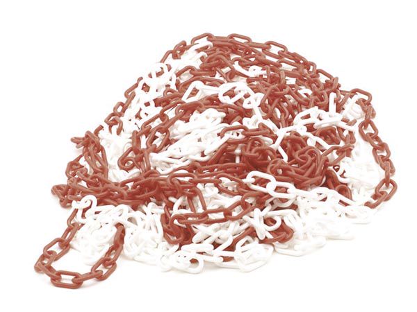 RED/WHITE CHAIN - 25 m 1186-25 5411257005611; 5410329675523