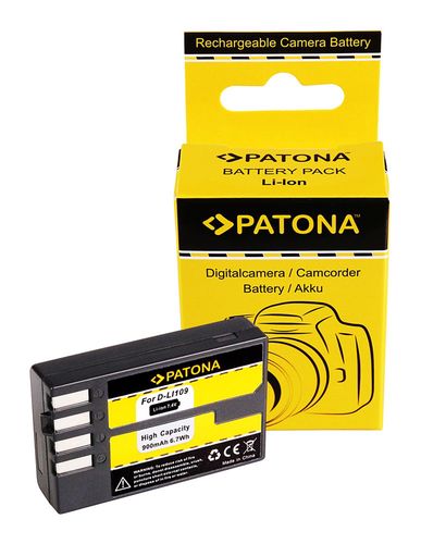 PATONA Battery f. Pentax D Li109 D-Li109 K30 K-50 K-500 K2 K-2 K-R KR, PATONA 1187 4260317092181