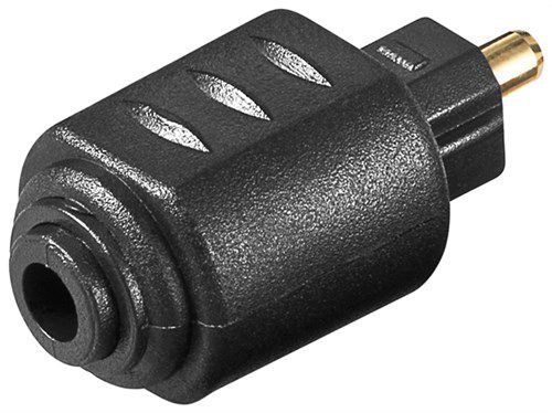 TOSLINK Digital/Audio Adapter, Mini-TOSLINK to TOSLINK - 3.5 mm mini Toslink female > Toslink male 11924