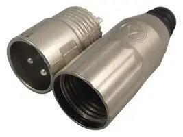 PLUG, XLR, FREE, METAL, 3POLE AAA3MZ