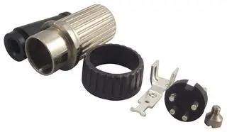 PLUG, DIN, LOCKING, 4PIN 592-0401