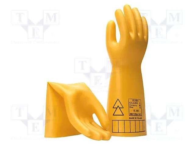 Electrically insulated gloves; Size: 10; 20kV SECURA ELSEC20/10