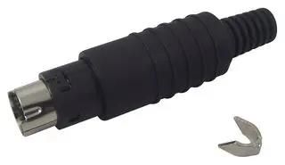 CIRCULAR CONNECTOR, PLUG, DIN, 4 WAY MP-371-S4