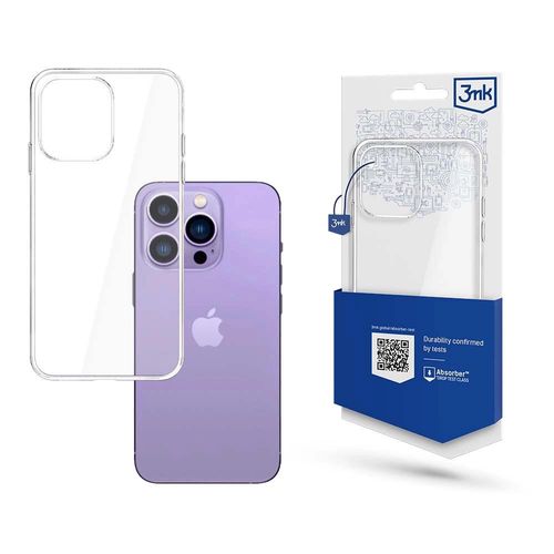 iPhone 14 Pro silicone case from the 3mk Clear Case series - transparent, 3mk Protection 5903108476713 5903108476713