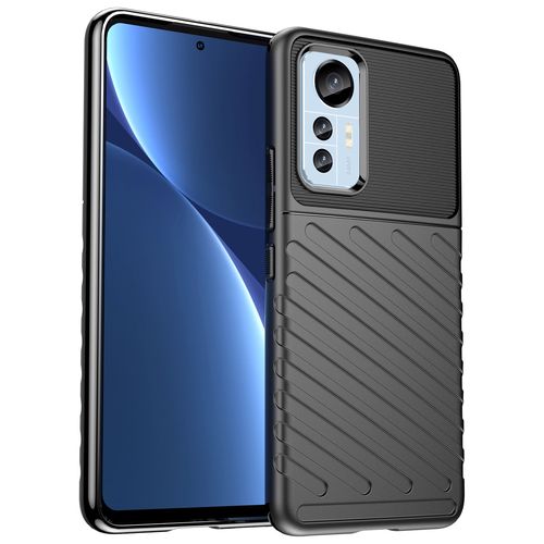 Thunder Case case for Xiaomi 12 Lite silicone armor case black, Hurtel 5907769349805