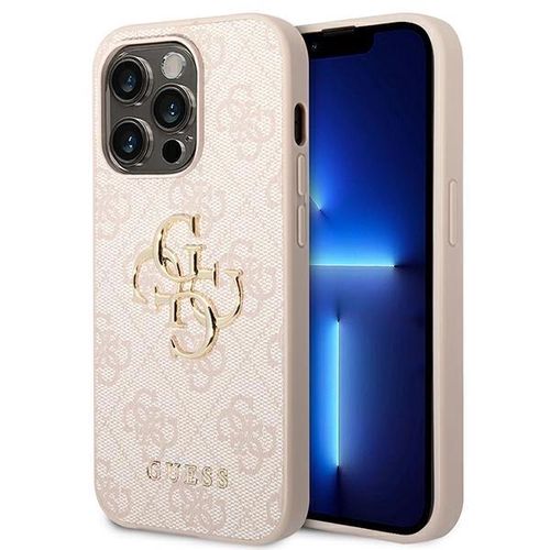 Guess GUHCP14L4GMGPI iPhone 14 Pro 6.1&quot; pink/pink hardcase 4G Big Metal Logo, Guess 3666339088804