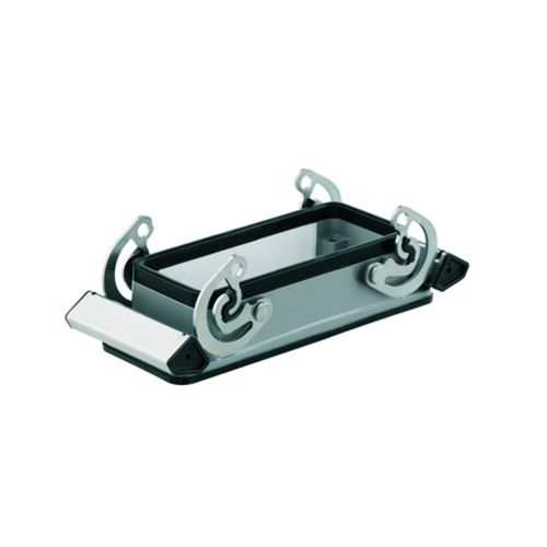 Housing (industry plug-in connectors), Bulkhead housing, Side-locking clamp on lower side, Side-locking clamp not replaceable, Size: 6, IP65 (in plugg Weidmuller 1208600000 04008190881351