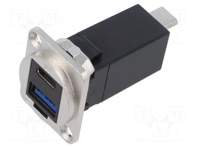 FT METAL USBC F-M + USB3.0 A-A CSK CLIFF CP30235M