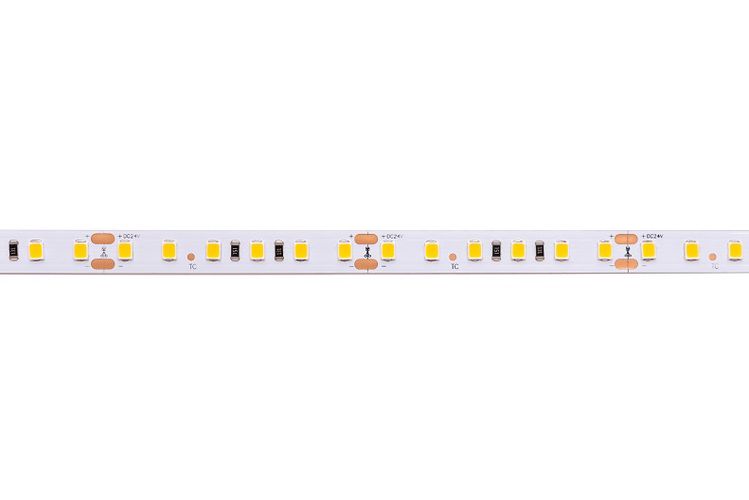 LED juosta 24V 4.8W/m nehermetiška IP20, gintarinė balta 2000K, AKTO AFL-120R4824M-20