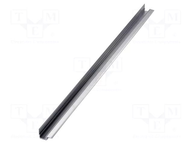Profiles for LED modules; natural; L: 2m; KOZUS-CR; aluminium KLUŚ K-A00600N-2M