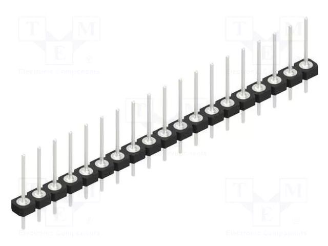Connector: pin strips; pin header; male; PIN: 19; THT; 1.5A; 60V FISCHER ELEKTRONIK MKLP.42.19.Z