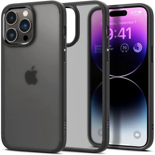 Spigen Ultra Hybrid iPhone 14 Pro Max Case - Matte Black, Spigen 8809811863550 8809811863550