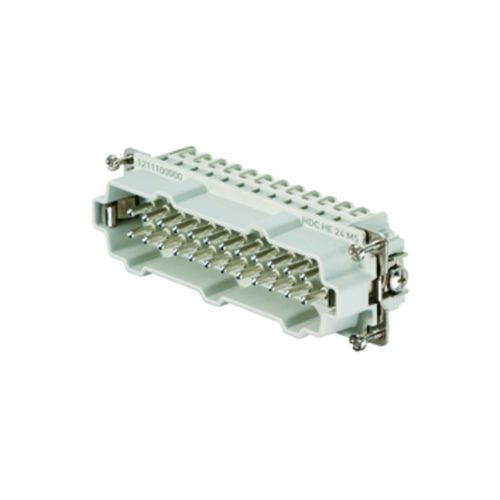 Contact insert (industry plug-in connectors), Pin, 500 V, 16 A, Number of poles: 24, Screw connection, Size: 8 Weidmuller 1211100000 04008190181703