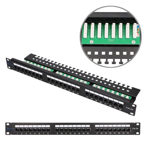 Extralink CAT5E UTP | Patchpanel | 24 port, EXTRALINK EX.17207 5903148917207