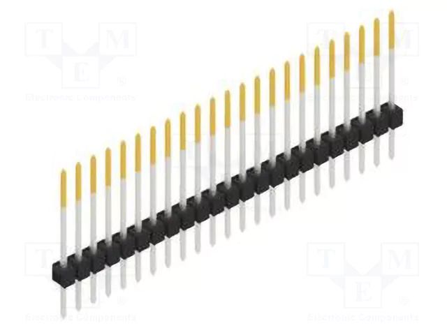 Connector: pin strips; pin header; male; PIN: 23; THT; 3A; 250V; SL 1 FISCHER ELEKTRONIK SL1.154.23.S