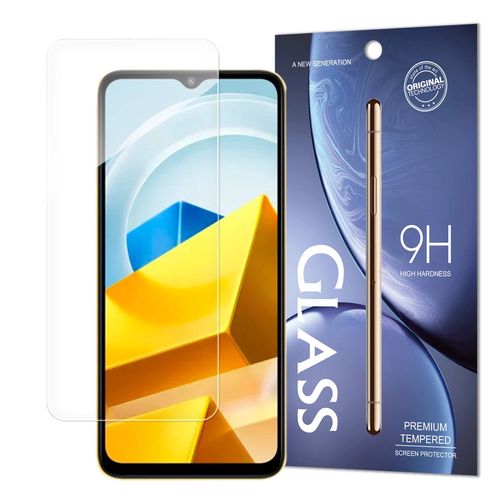 Tempered Glass Xiaomi Poco M5 tempered glass 9H hardness (packaging - envelope), Hurtel 5907769349294