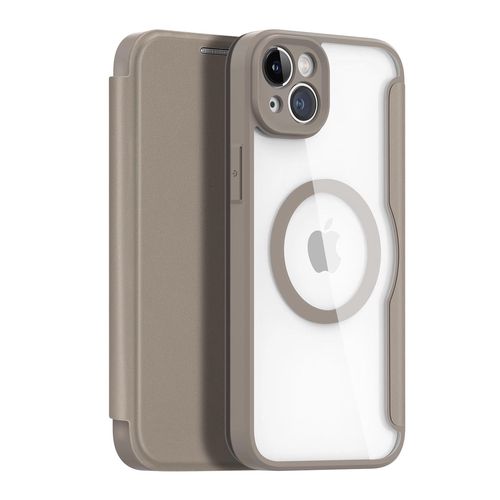 Dux Ducis Skin X Pro case iPhone 14 Plus MagSafe magnetic flip case beige, Dux Ducis 6934913033609 6934913033609