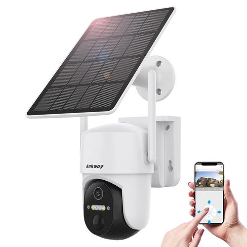 Choetech WiFi camera with Android/iOS control app + 5W solar panel (ASC005), Choetech 6932112103123 6932112103123