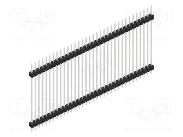 Connector: pin strips; pin header; male; PIN: 34; 3A; 250V; THT; 1x34 FISCHER ELEKTRONIK SL5.360.34.Z