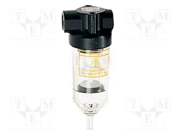 Compressed air filter; 11.5l/s; 10bar; polycarbonate; zinc NORGREN HERION F07-200-M3TG