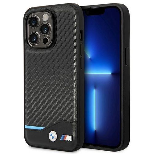 Case BMW BMHCP14L22NBCK iPhone 14 Pro 6.1 &quot;black / black Leather Carbon, BMW 3666339067182