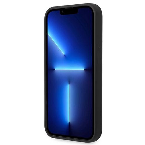 BMW Silicone Metal Logo Case for iPhone 14 Pro - Black, BMW 3666339090449 3666339090449