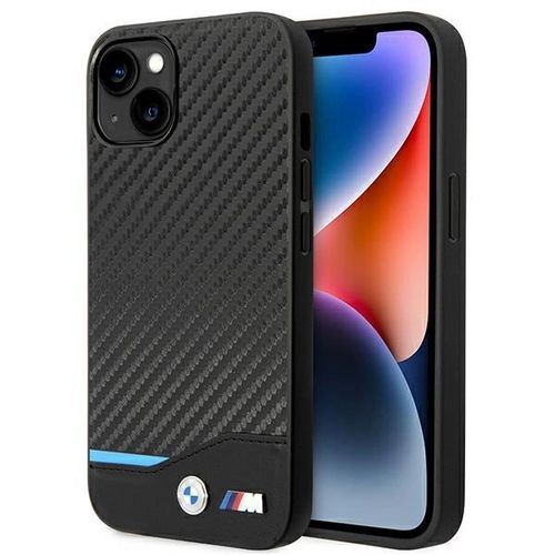 Case BMW BMHCP14M22NBCK iPhone 14 Plus 6.7 &quot;black / black Leather Carbon, BMW 3666339067175
