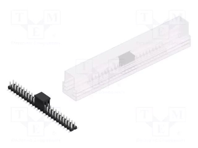 Connector: pin strips; pin header; male; PIN: 48; 3A; 250V; SMT; 2x24 FISCHER ELEKTRONIK SLLP6SMD03848ZBSM