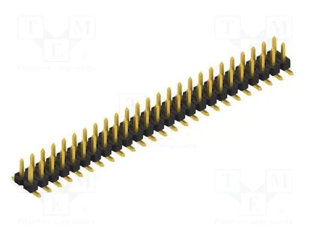 Connector: pin strips; pin header; male; PIN: 50; SLLP 6 SMD; 3A FISCHER ELEKTRONIK SLLP6SMD03850GPS