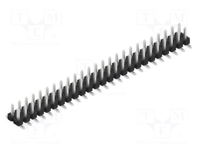 Connector: pin strips; pin header; male; PIN: 50; 3A; 250V; SMT; 2x25 FISCHER ELEKTRONIK SLLP6SMD03850Z