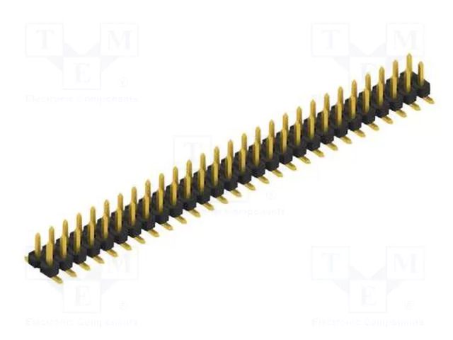 Connector: pin strips; pin header; male; PIN: 56; 3A; 250V; SMT; 2x28 FISCHER ELEKTRONIK SLLP6SMD03856G