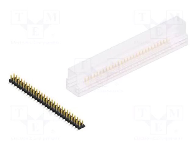 Connector: pin strips; pin header; male; PIN: 56; 3A; 250V; SMT; 2x28 FISCHER ELEKTRONIK SLLP6SMD03856SSM