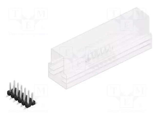 Connector: pin strips; pin header; male; PIN: 12; 3A; 250V; SMT; 2x6 FISCHER ELEKTRONIK SLLP6SMD05112ZSM
