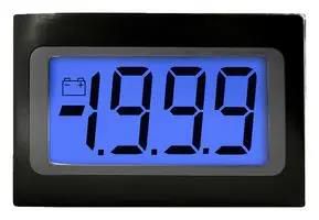 VOLTMETER, LCD, 3.5DIGIT, 9PIN SP400-BLUE