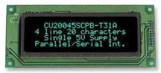 VFD MODULE, 4X20, 5MM CU20045SCPB-T31B