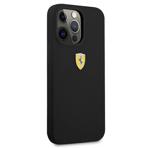 Ferrari FESSIHCP13LBK iPhone 13 Pro / 13 6.1&quot; black/black hardcase Silicone, Ferrari 3666339026936 3666339026936